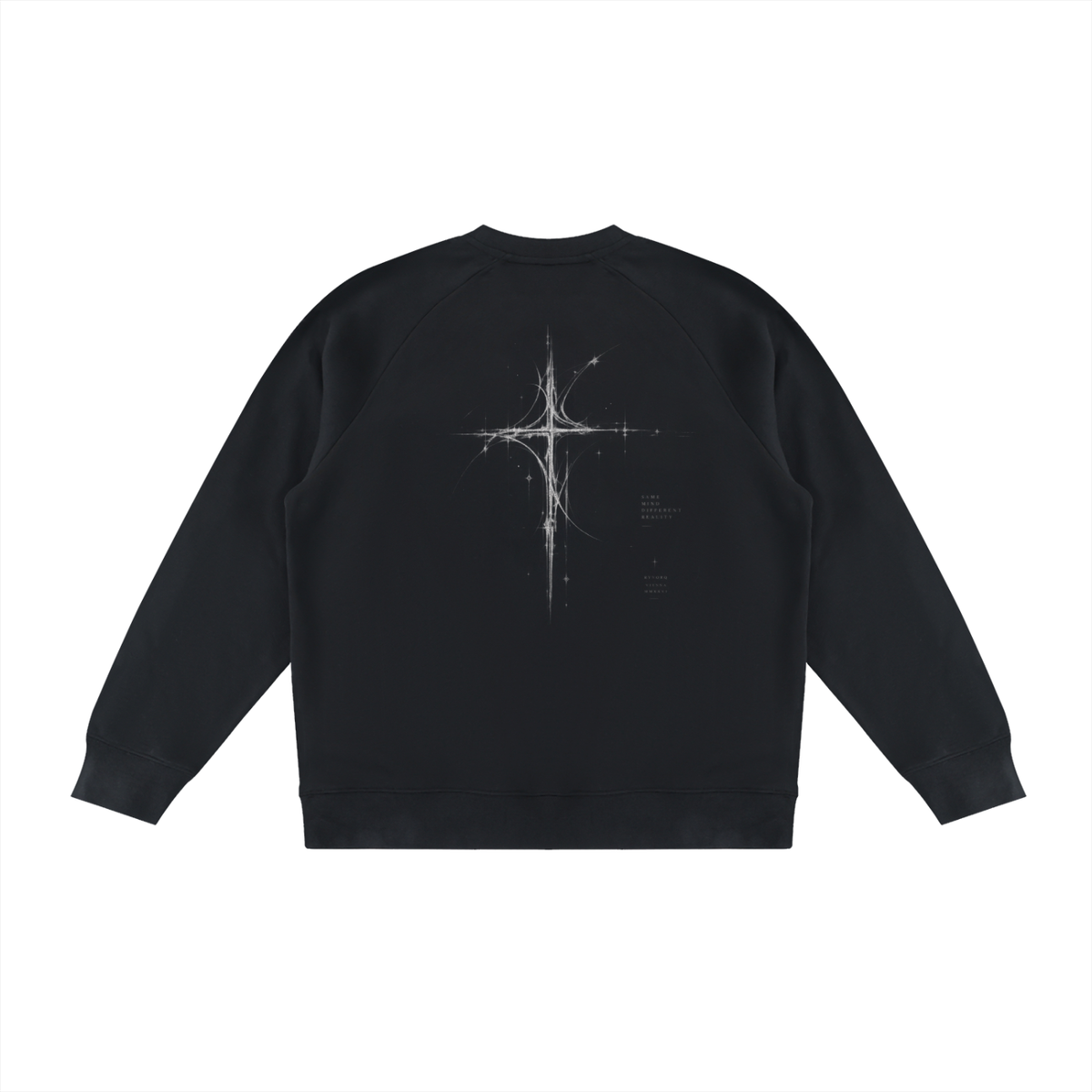 RYVORQ Signature Color Block Crewneck – Black