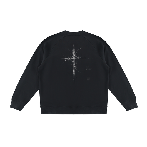 RYVORQ Signature Color Block Crewneck – Black