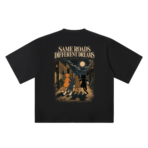 RYVORQ Same Roads Oversized T-Shirt